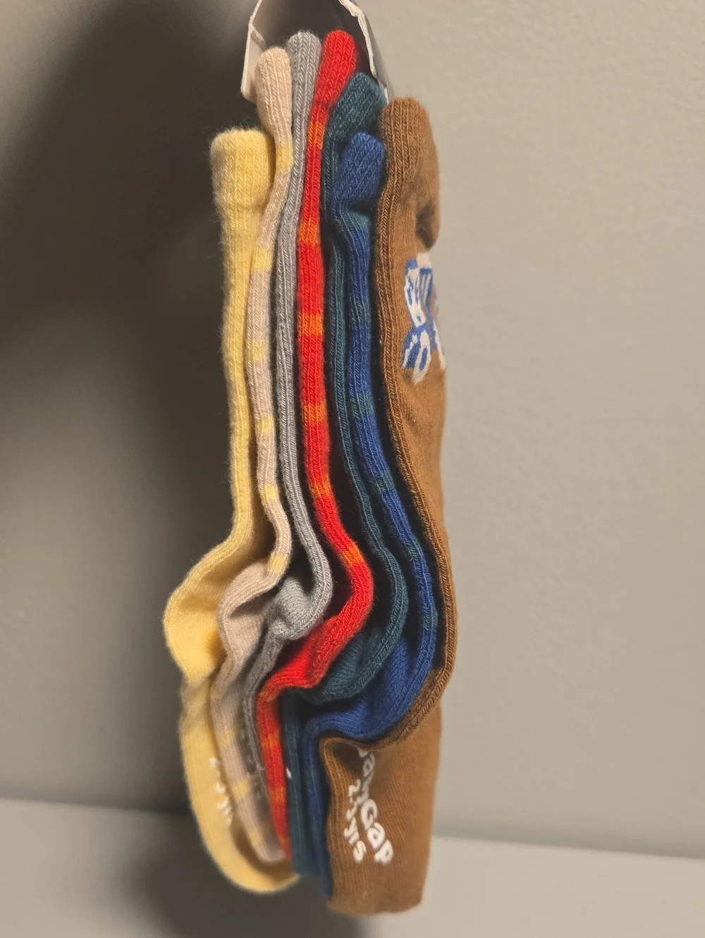 GAP Toddler Crew Socks 7 Pair with Graphic Designs